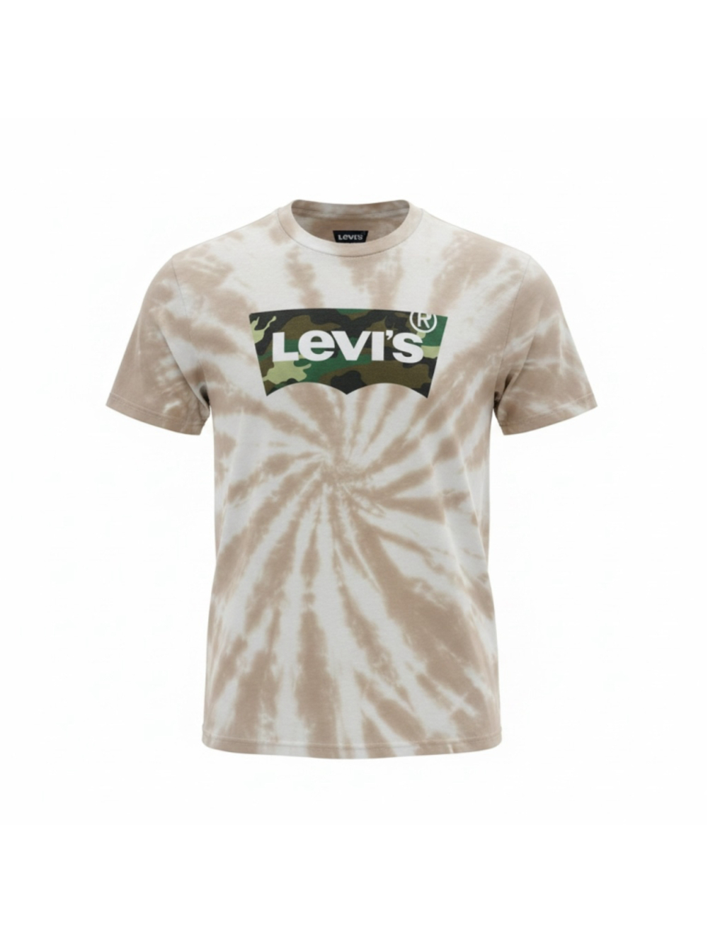 Levi’s Tie Dye Camo Batwing Logo Graphic T-Shirt Men’s Medium - Picture 1 of 5